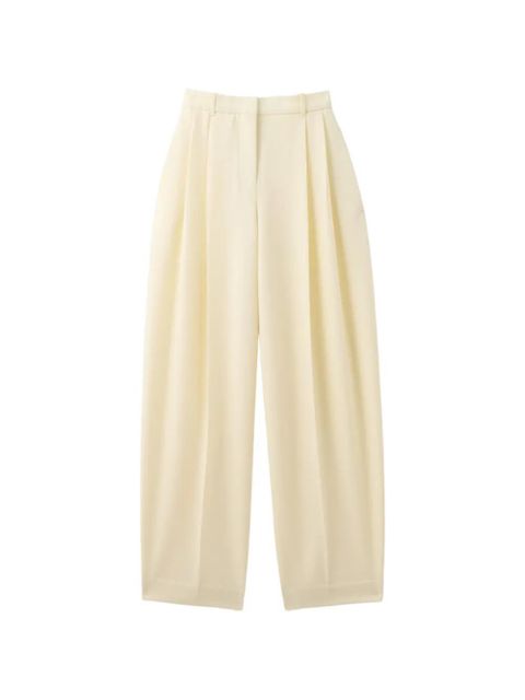 Jacquemus pleated palazzo pants - Neutrals - zdjęcie produktu nr 1