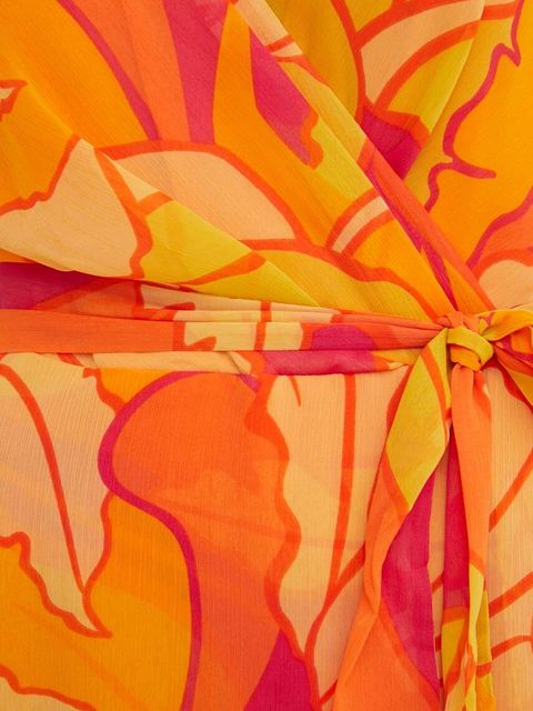 Joseph Ribkoff sukienka kolor pomarańczowy mini rozkloszowana 242015