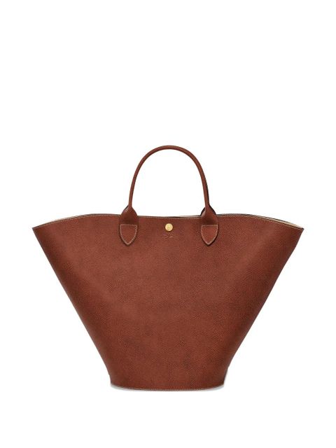 Longchamp XL Épure leather tote bag - Brown - zdjęcie produktu nr 2