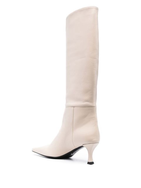 Proenza Schouler Trap knee-high boots - White