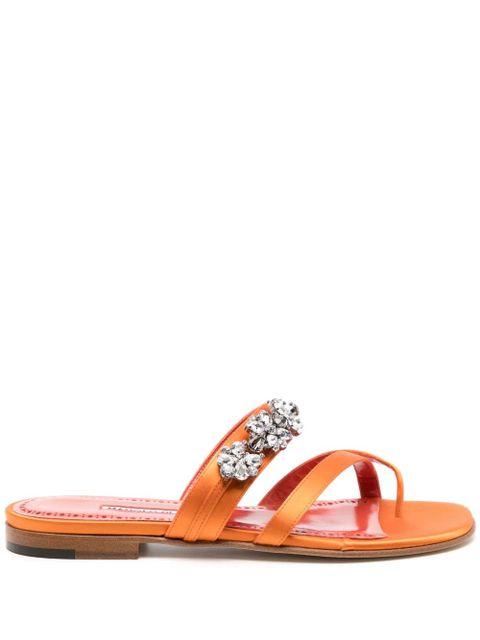 Manolo Blahnik Susa sandals - Orange - zdjęcie produktu nr 1