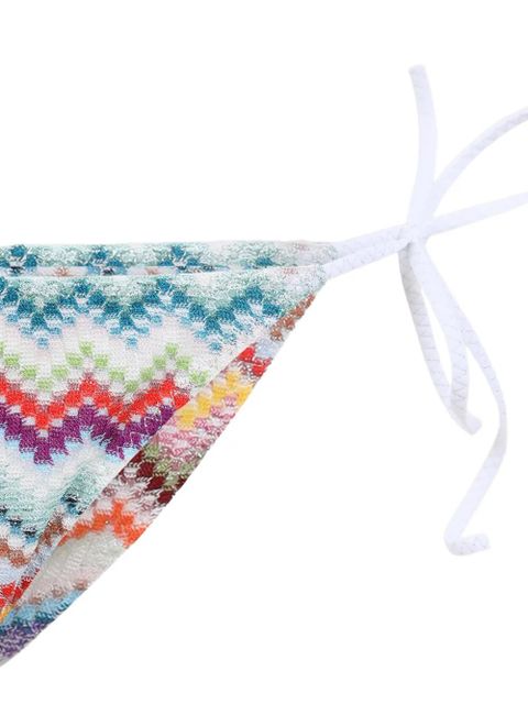 Missoni chevron-pattern bikini - White