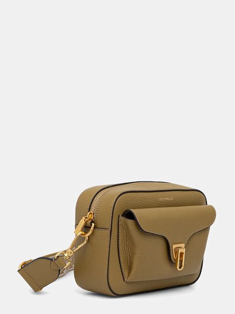 Coccinelle torebka skórzana kolor zielony E1 NOF 15 02 01