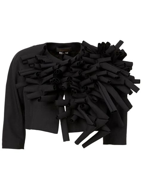 Comme Des Garçons cropped jacket - Black - zdjęcie produktu nr 1