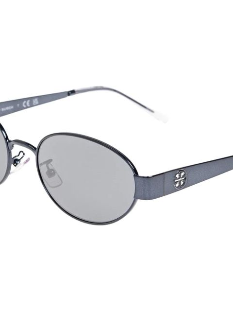 Tory Burch oval-frame sunglasses - Grey - zdjęcie produktu nr 2
