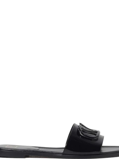 Valentino Garavani VLogo Signature patent sandals - Black - zdjęcie produktu nr 2