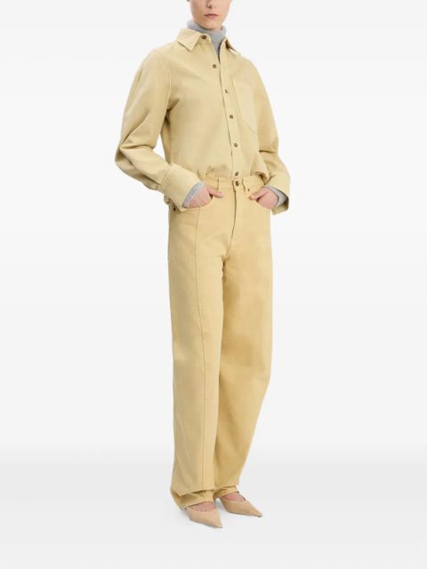 Victoria Beckham button-cuff shirt - Yellow