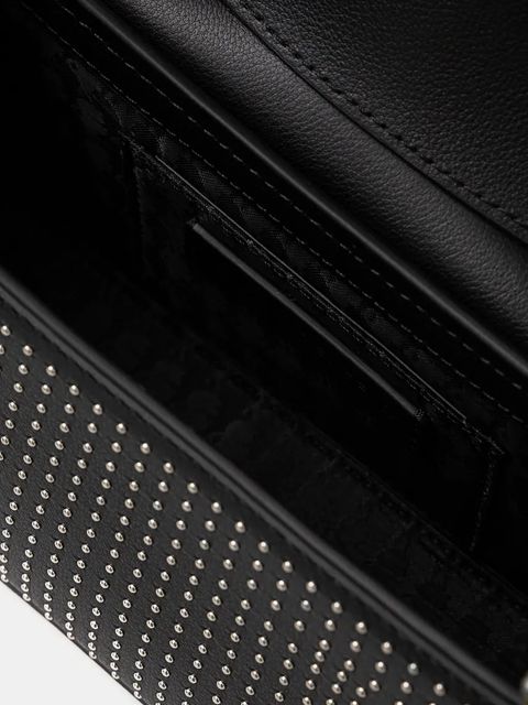 Karl Lagerfeld torebka skórzana kolor czarny 246W3029 - zdjęcie produktu nr 2