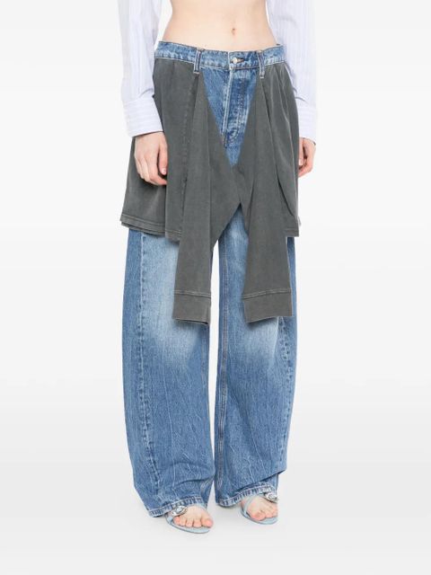 Alexander Wang tied-T-shirt jeans - Blue - zdjęcie produktu nr 2