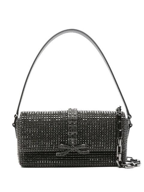 Self-Portrait gem-embellished shoulder bag - Black - zdjęcie produktu nr 1