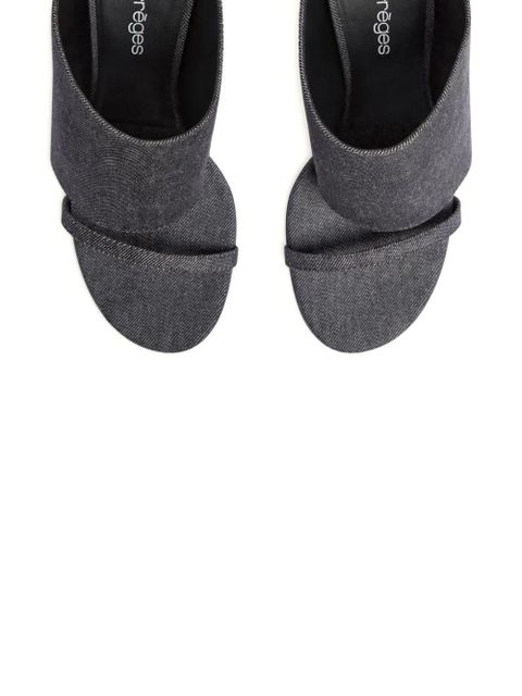 Courrèges Oblique sandals - Grey - zdjęcie produktu nr 2