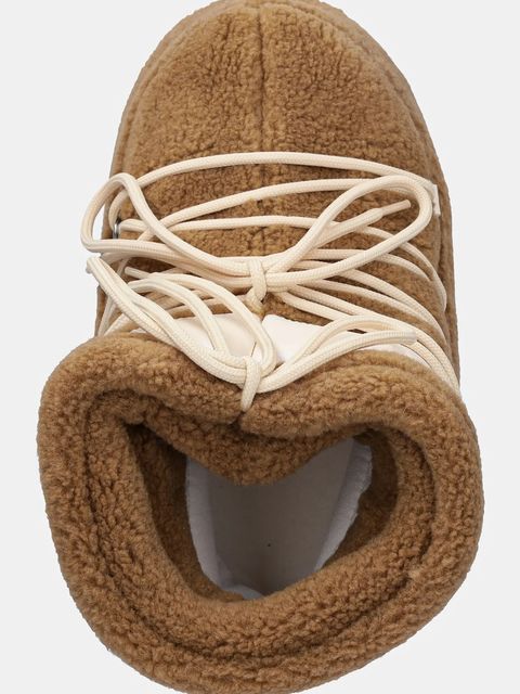 Moon Boot śniegowce MB ICON LOW FLEECE kolor brązowy 80D1409700 M047