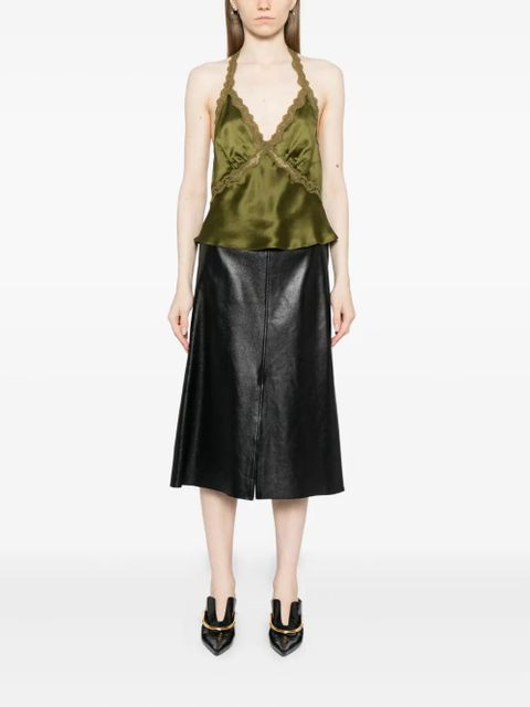 Reformation Monica top - Green - zdjęcie produktu nr 2