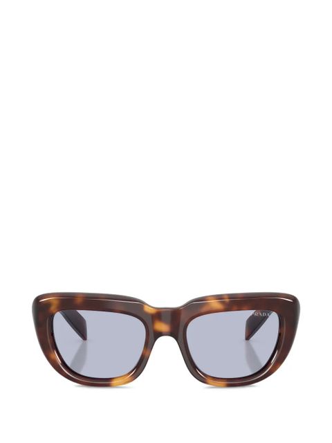 Prada Eyewear geometric-frame sunglasses - Brown - zdjęcie produktu nr 1