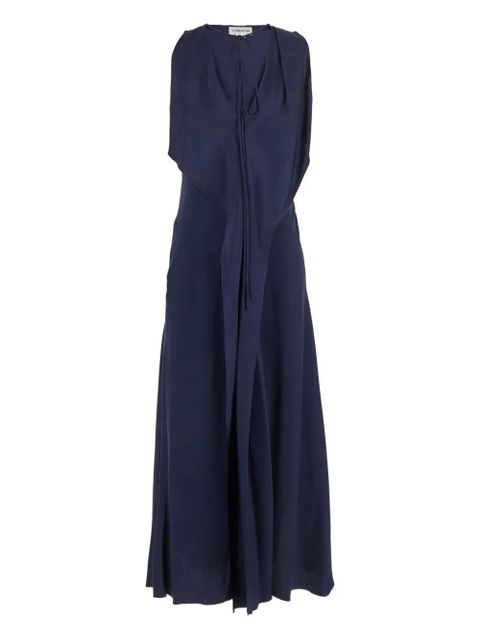 Victoria Beckham draped dress - Blue - zdjęcie produktu nr 1