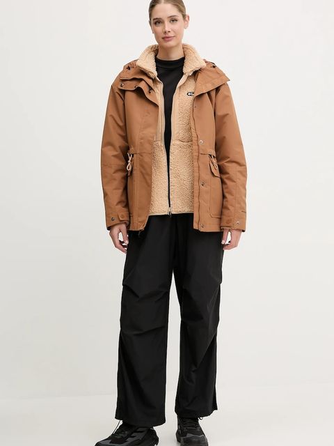 Columbia kurtka outdoorowa Drop Ridge IC kolor brązowy 2094761