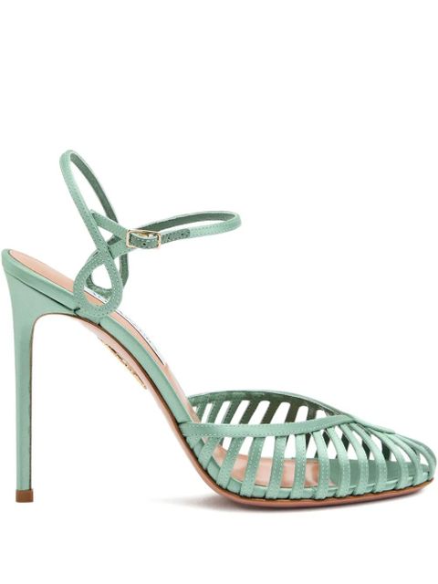 Aquazzura 105mm Sweet Surrender sandals - Blue - zdjęcie produktu nr 1