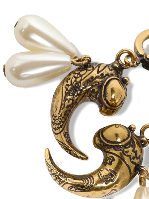 ETRO paisley bee earrings - Gold