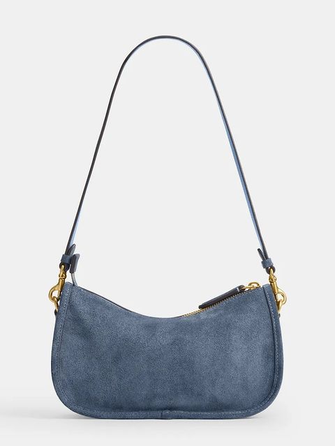 Coach torebka zamszowa Suede Waverly - zdjęcie produktu nr 1