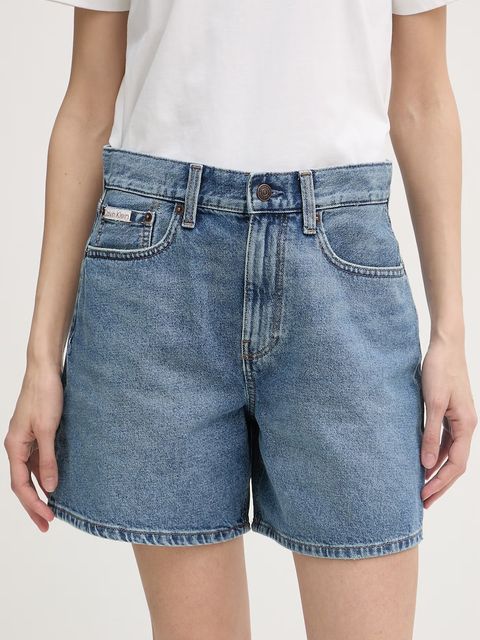 Calvin Klein Jeans szorty damskie jeansowe - zdjęcie produktu nr 2