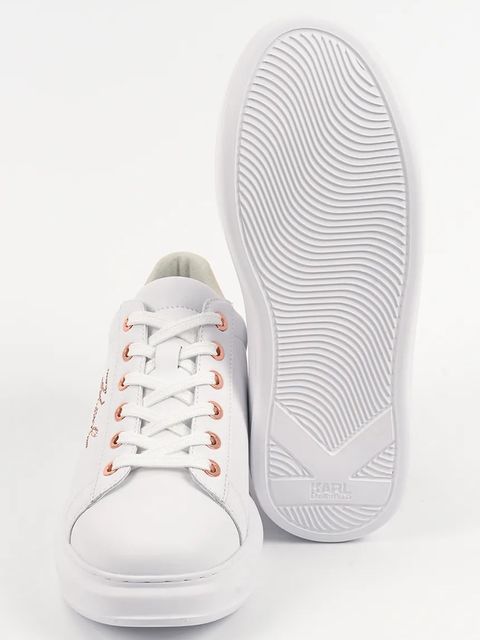 Karl Lagerfeld sneakersy skórzane KAPRI damskie kolor biały KL62518 - zdjęcie produktu nr 2