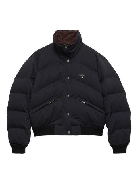 Prada logo-detail padded jacket - Black - zdjęcie produktu nr 1