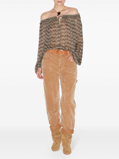 MARANT ÉTOILE Vutti blouse - Black - zdjęcie produktu nr 2