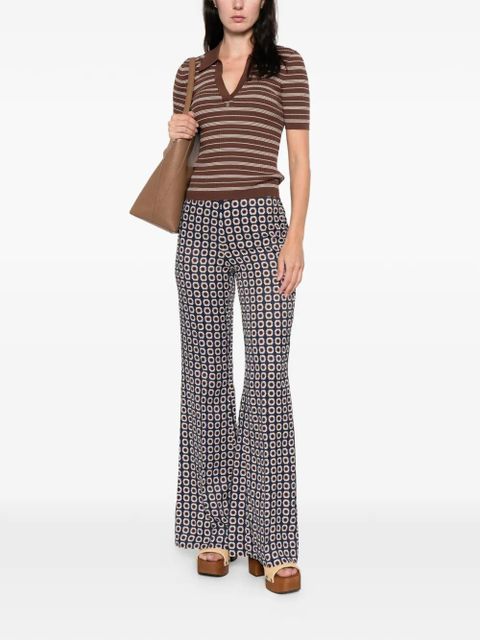 SANDRO floral-pattern trousers - Blue - zdjęcie produktu nr 2