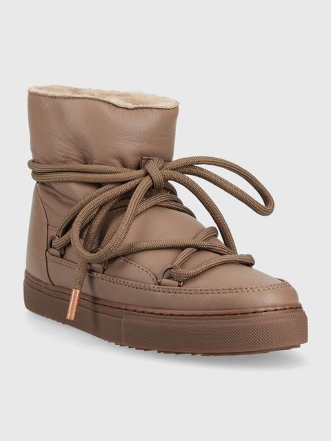 Inuikii śniegowce skórzane Full Leather kolor brązowy 1001.003.0251.163 - zdjęcie produktu nr 2