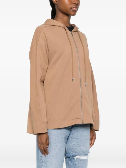 Max Mara Onore zip-up hoodie - Brown