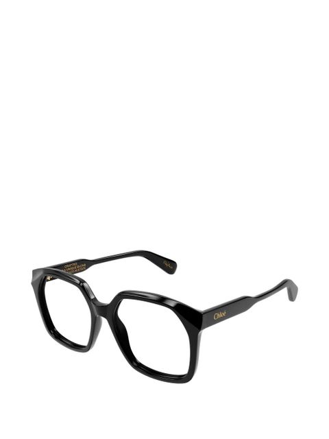 Chloé Eyewear square-frame glasses - Black - zdjęcie produktu nr 2