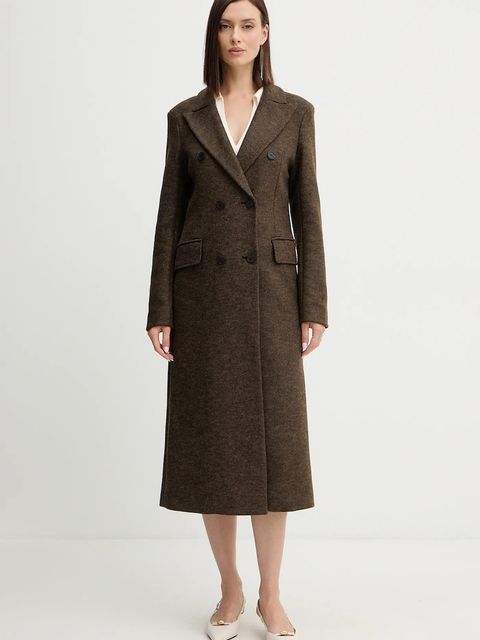 Silvian Heach płaszcz ALBACETE kolor zielony GPA25010CP - zdjęcie produktu nr 1