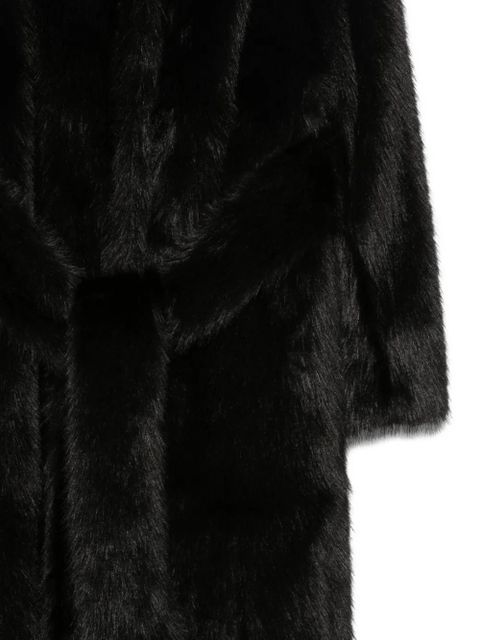 Simone Rocha belted long coat - Black