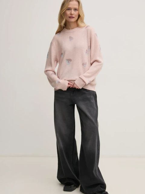 ZADIG&VOLTAIRE sweter kaszmirowy kolor różowy lekki KWSW02772