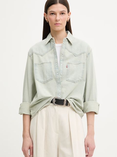Levi's koszula damska jeansowa TEODORA WESTERN - zdjęcie produktu nr 2