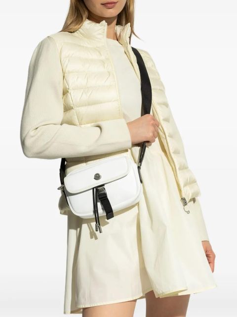 Moncler New Trick Water-Repellent crossbody bag - White