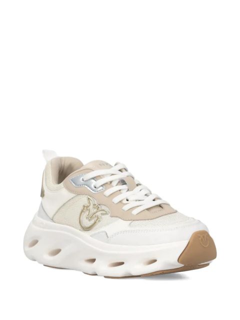 PINKO logo-appliqué sneakers - White