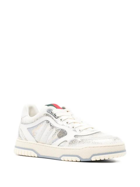 Gucci glitter stripe low-top sneakers - White - zdjęcie produktu nr 2