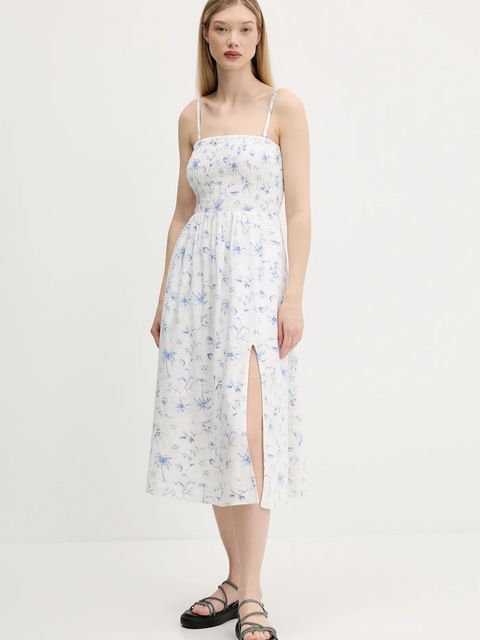 Hollister Co. sukienka lniana - zdjęcie produktu nr 1