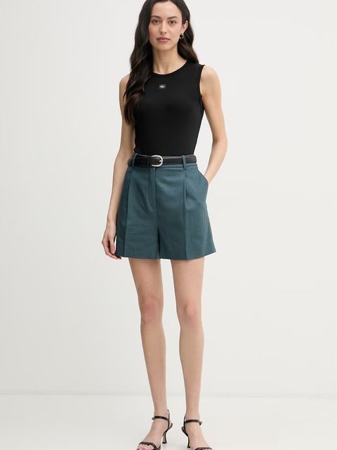 Calvin Klein Jeans top damski bawełniany z elastanem - zdjęcie produktu nr 1