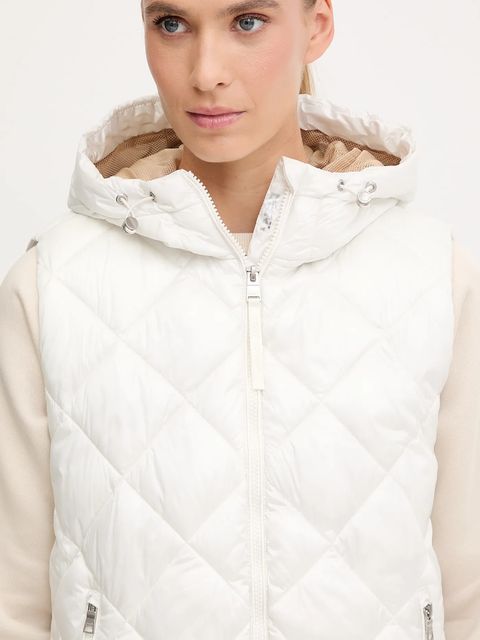 Dkny bezrękawnik kolor beżowy przejściowy DP5V3144