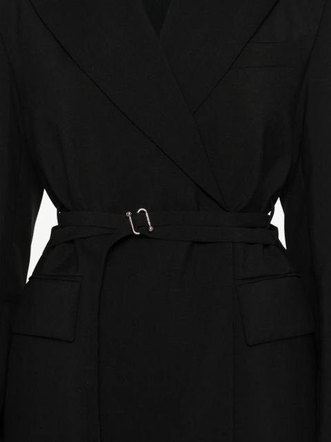 Sportmax Pocket Double-breasted Jacket - Black