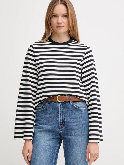 Barbour bluza bawełniana ROBYN damska kolor czarny wzorzysta LOL0642 - zdjęcie produktu nr 1