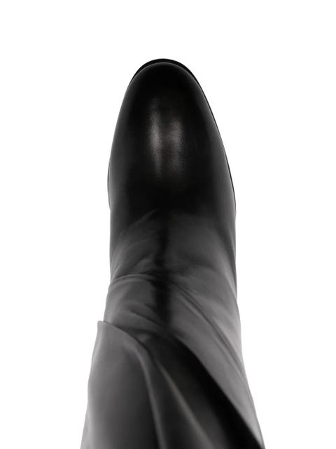Givenchy 95mm pleated boots - Black
