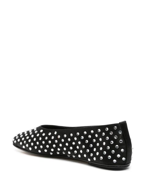 Magda Butrym crystal-embellished ballerina Shoes - Black