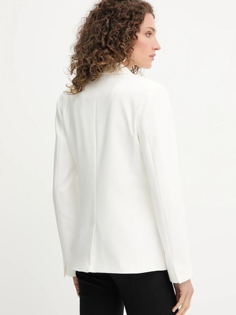 Morgan marynarka VBEKA.F kolor biały jednorzędowa gładka VBEKA.F