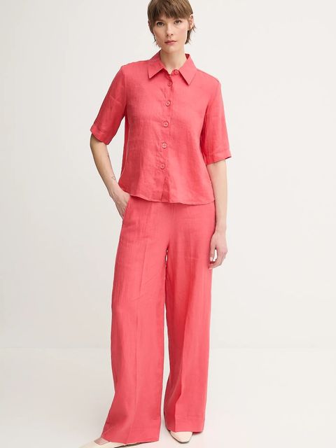 United Colors of Benetton koszula lniana - zdjęcie produktu nr 1