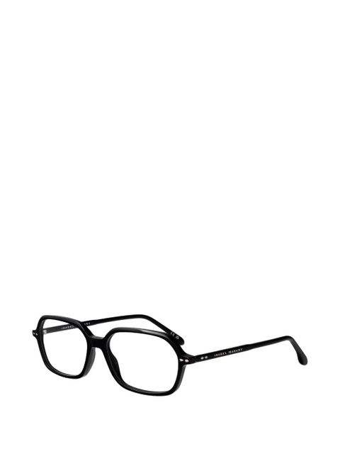 Isabel Marant Eyewear geometric frame glasses - Black - zdjęcie produktu nr 2