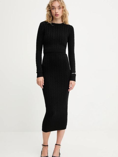 Answear.LAB sweter i spódnica damski kolor czarny - zdjęcie produktu nr 1