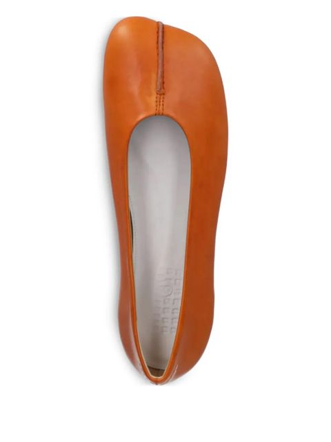 MM6 Maison Margiela stitch-out ballerinas - Orange